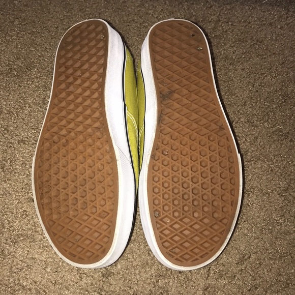 yellow ochre Vans authentic low rise shoes - Picture 3 of 4